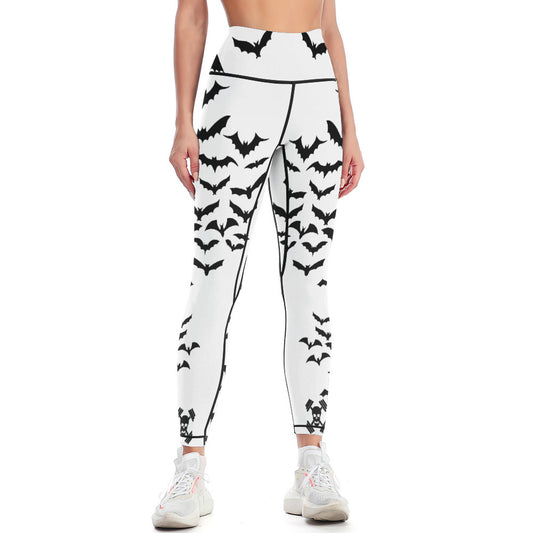 Batty White Yoga Pants
