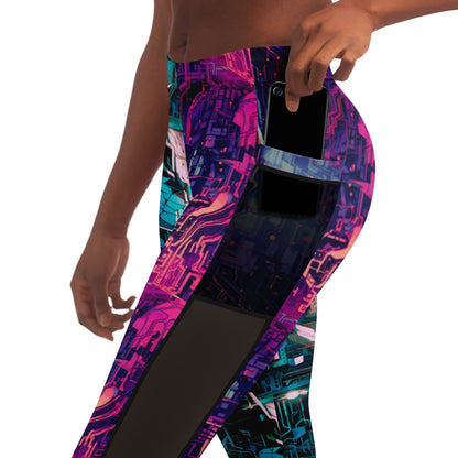 CyberSkullNetik Mesh Pocket Legging
