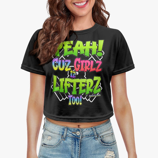 GIrl Lifterz Loose Crop Top Tee