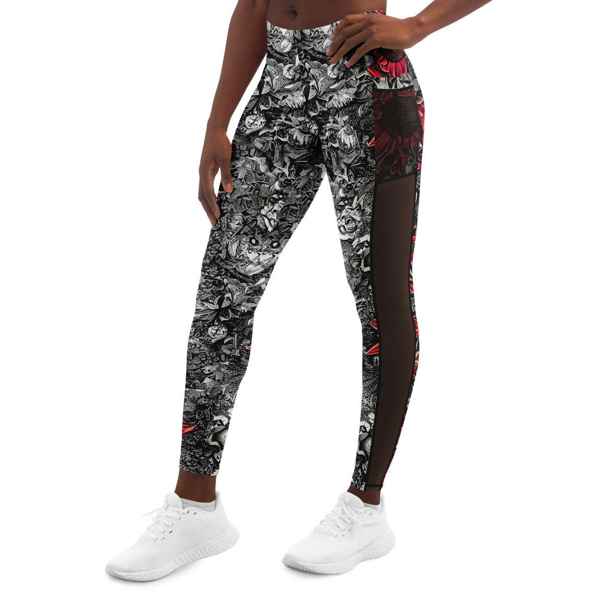 RoseCranial Mesh Pocket Legging