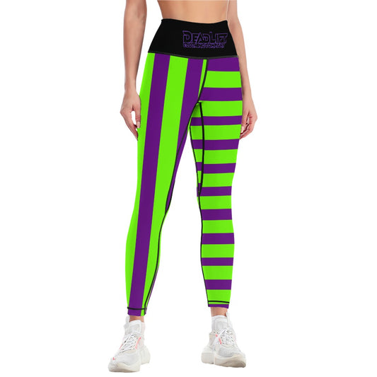 Trick Or Stripe Sports Yoga Pants