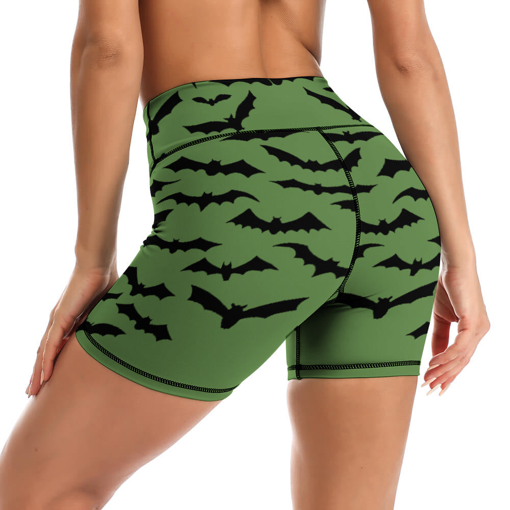 Batty Green Yoga Shorts