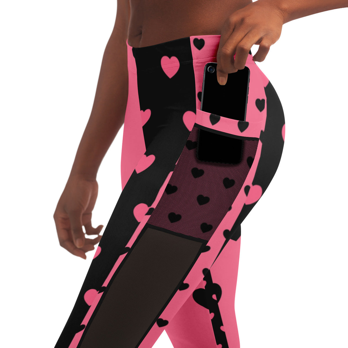 Heart And Soul Mesh Pocket Legging