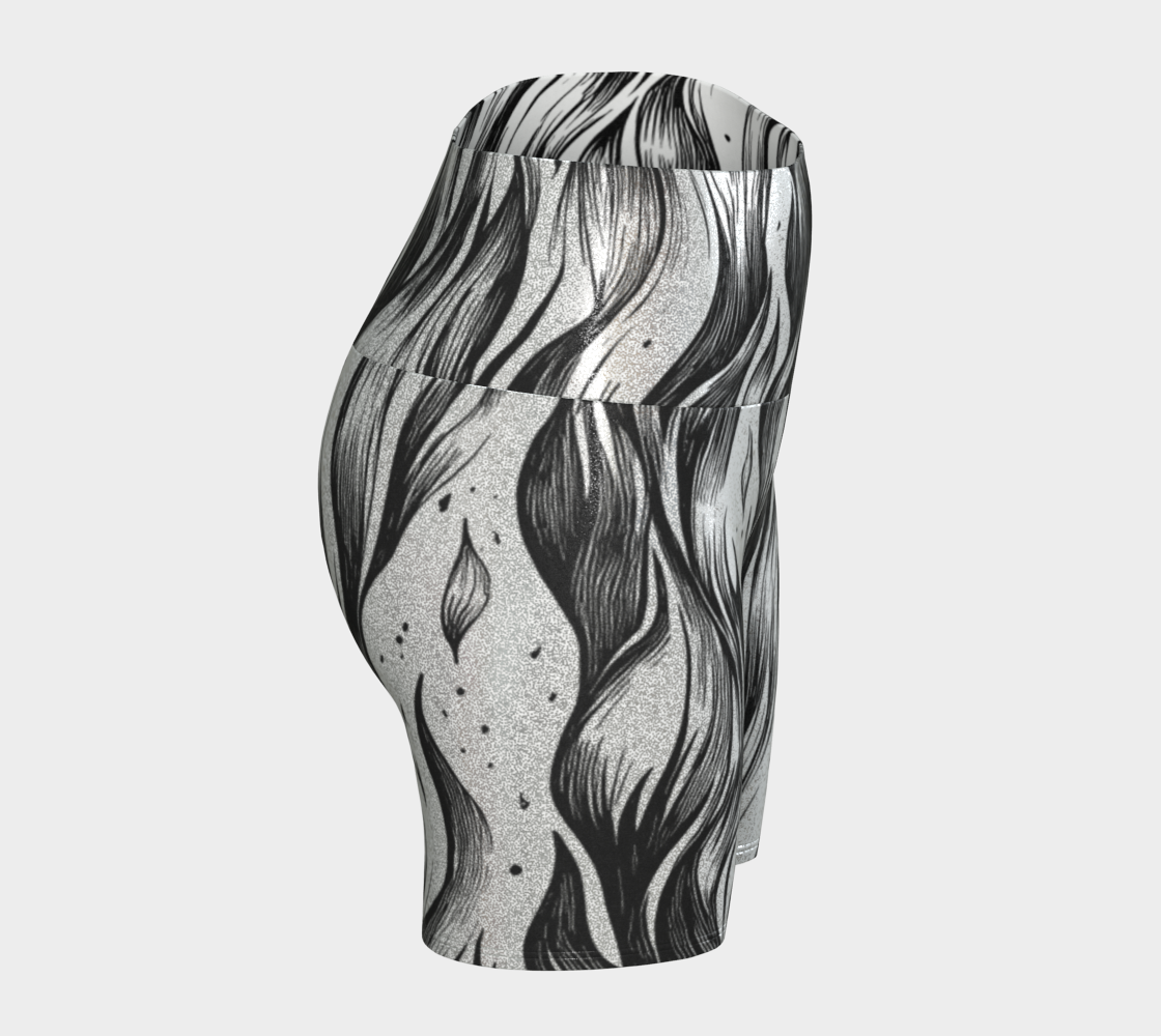 Flamed Yoga Short Glitter