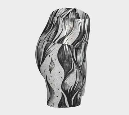 Flamed Yoga Short Glitter