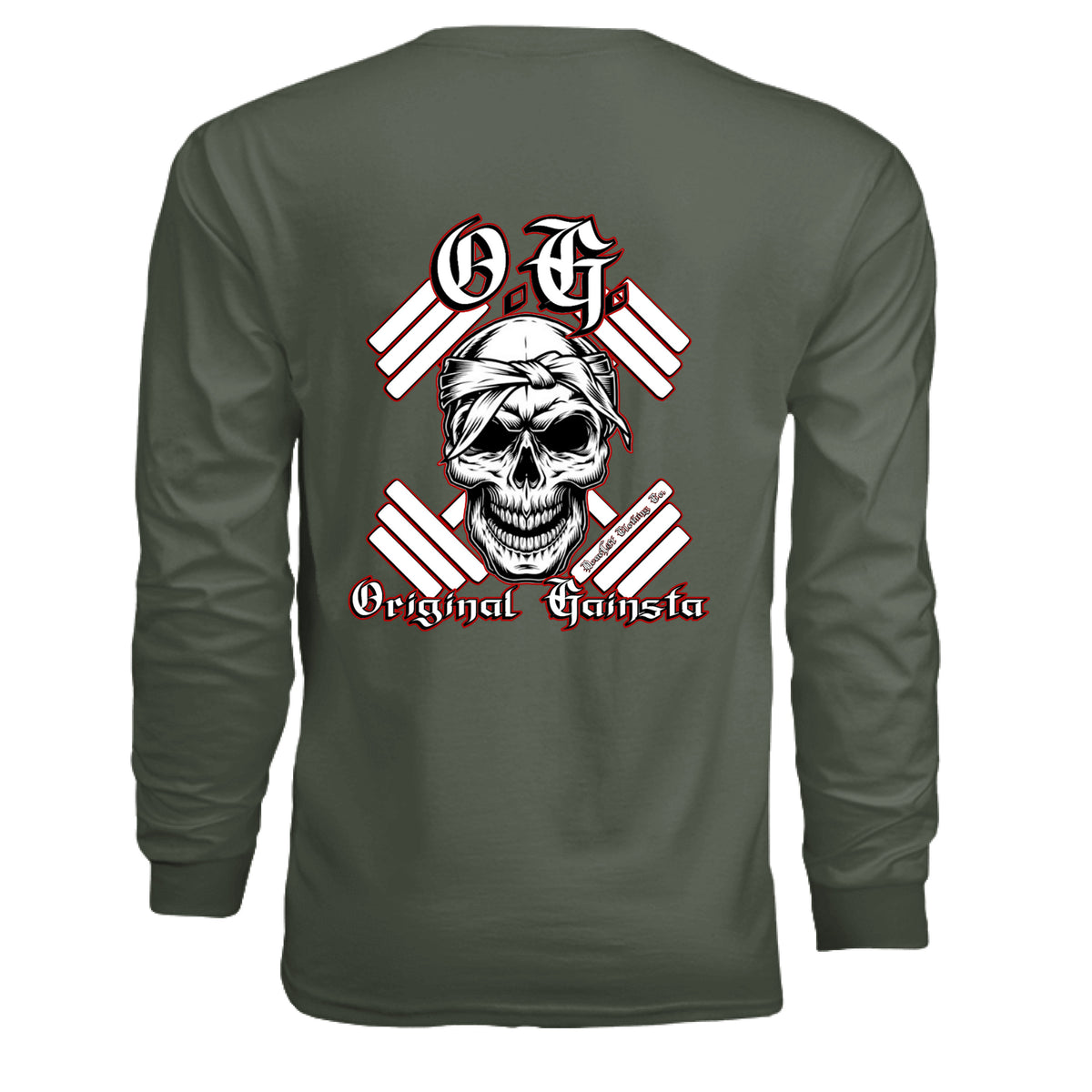 MILITARY GREEN - BACK