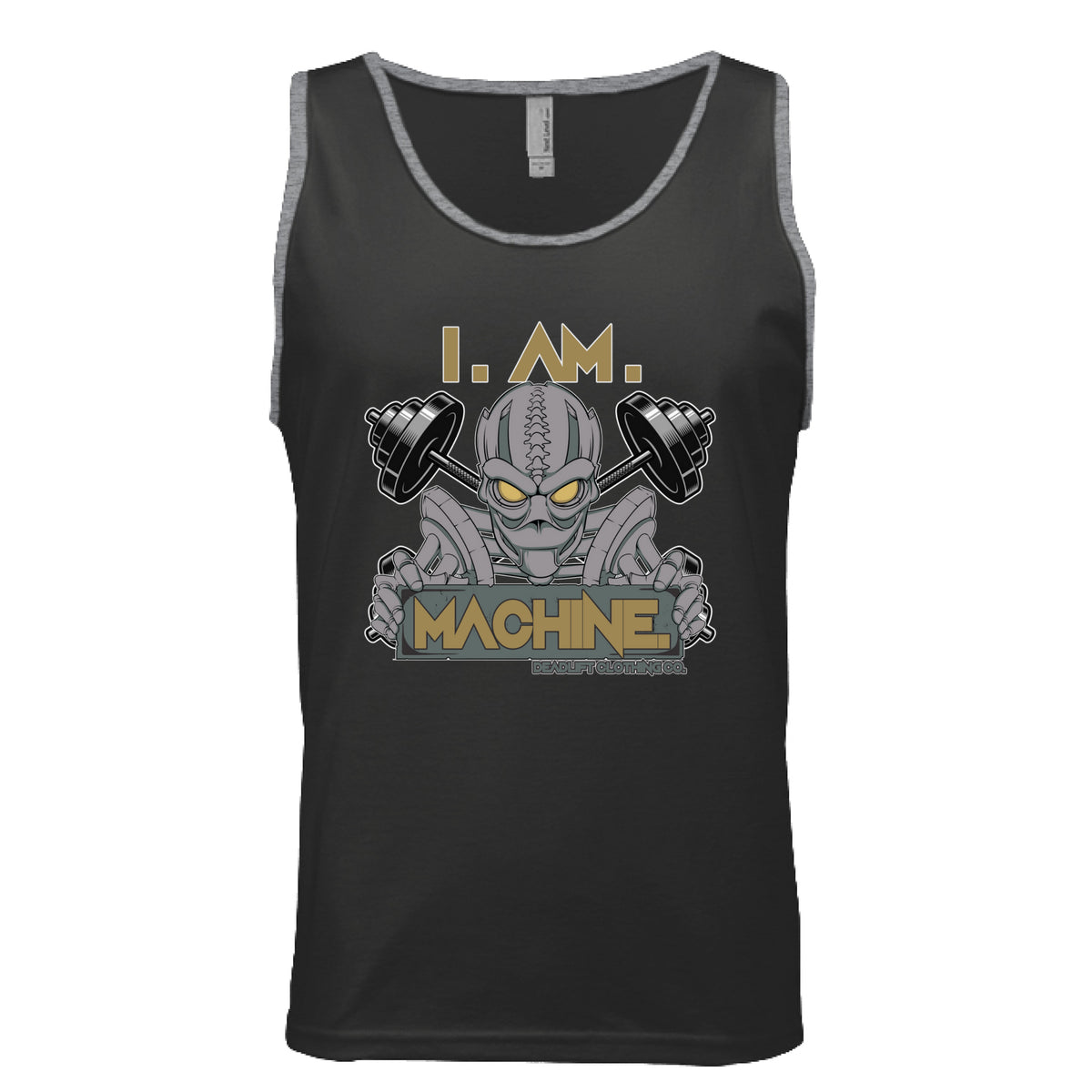 Black/ Heather Grey - FRONT