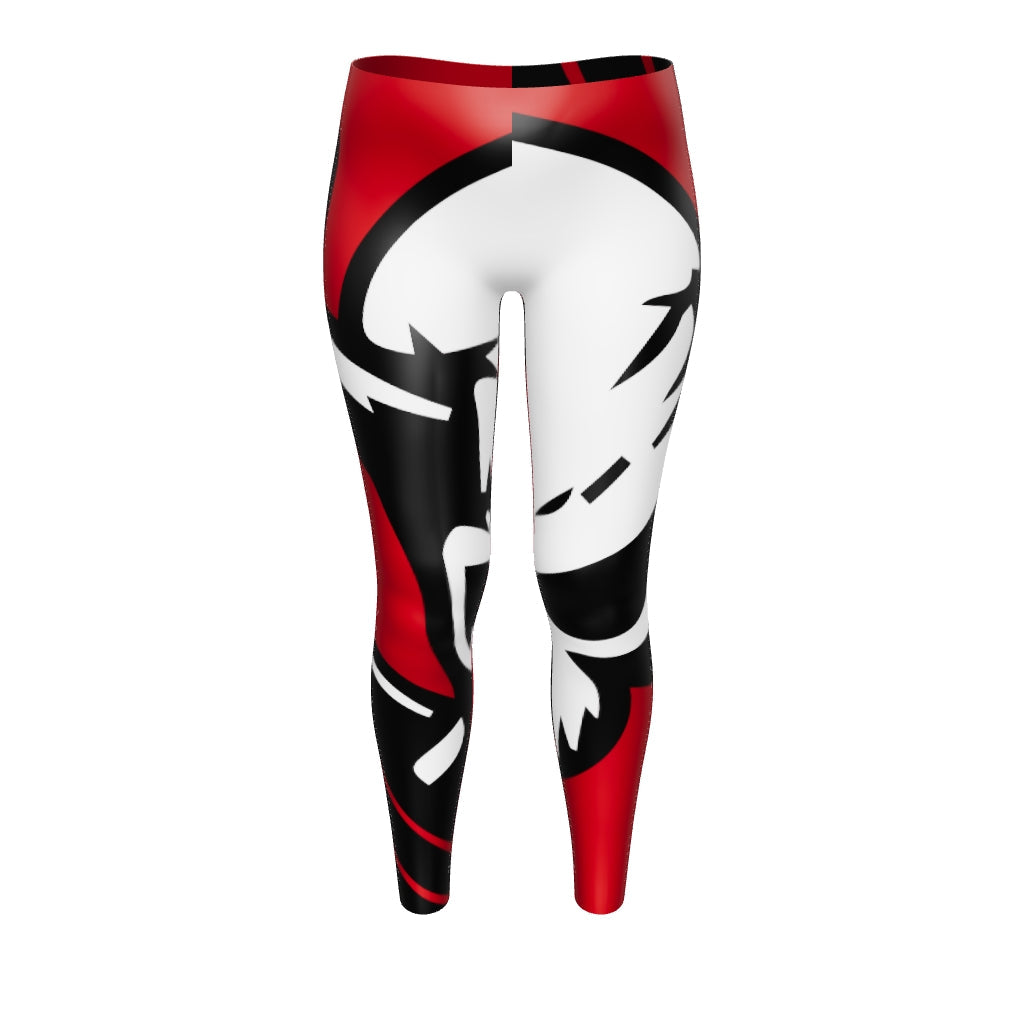 Alternated Red Leggings