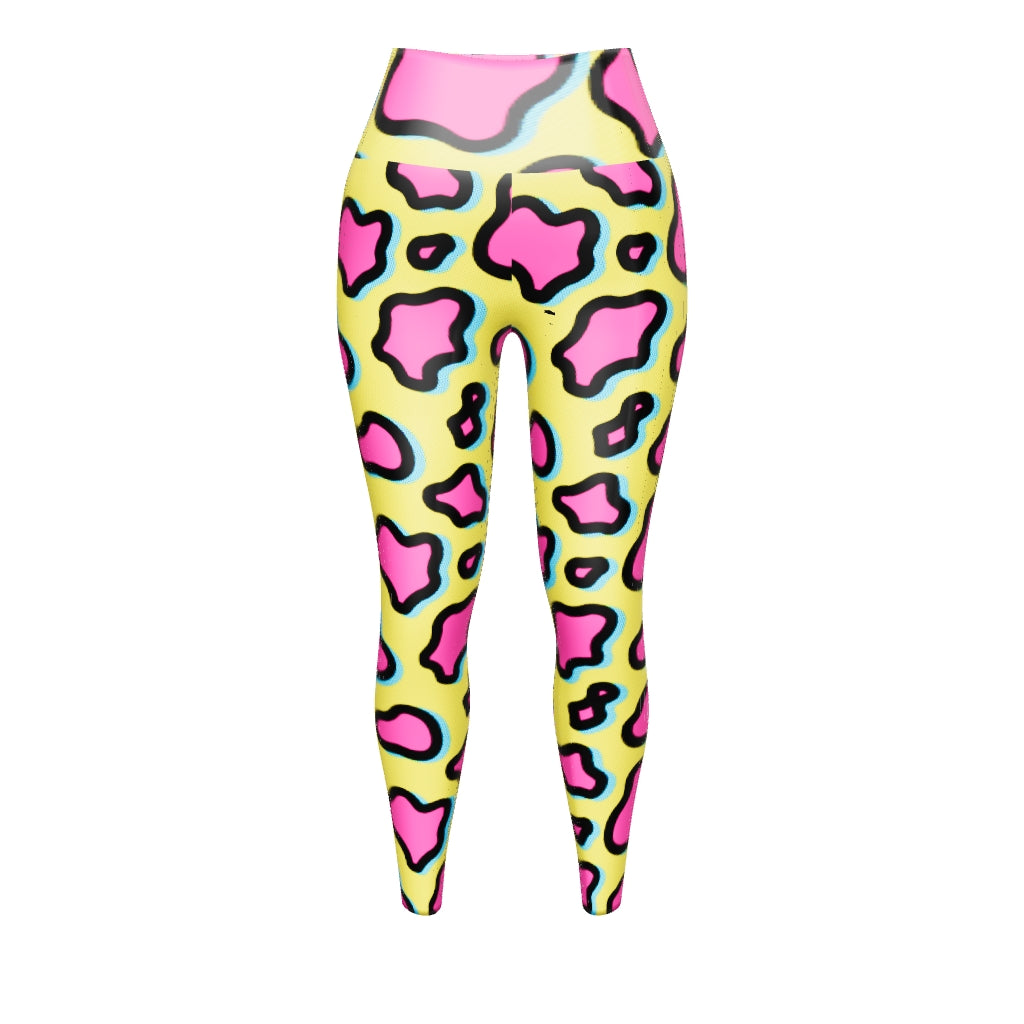 Andy Cowhol Yoga Leggings