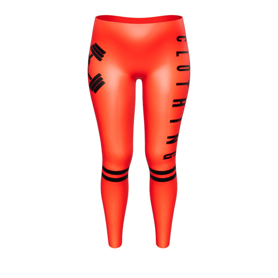 Batter Up Red Leggings