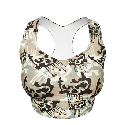 CamoPun Recycled Longline Sports Bra