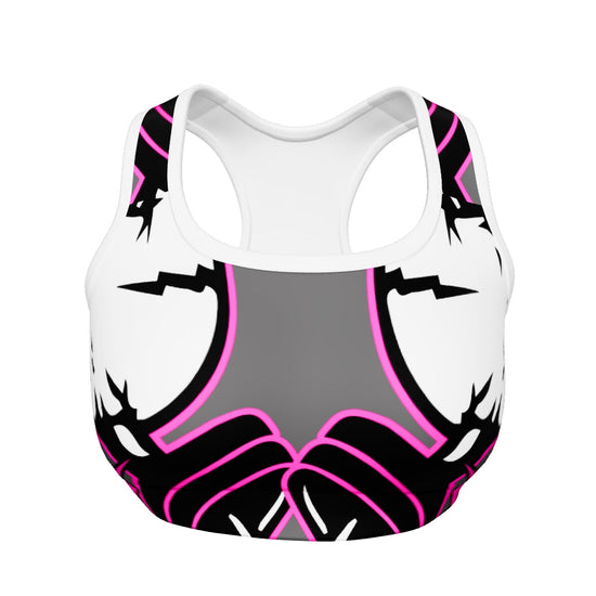 DLCC HV Pink Padded Sports Bra