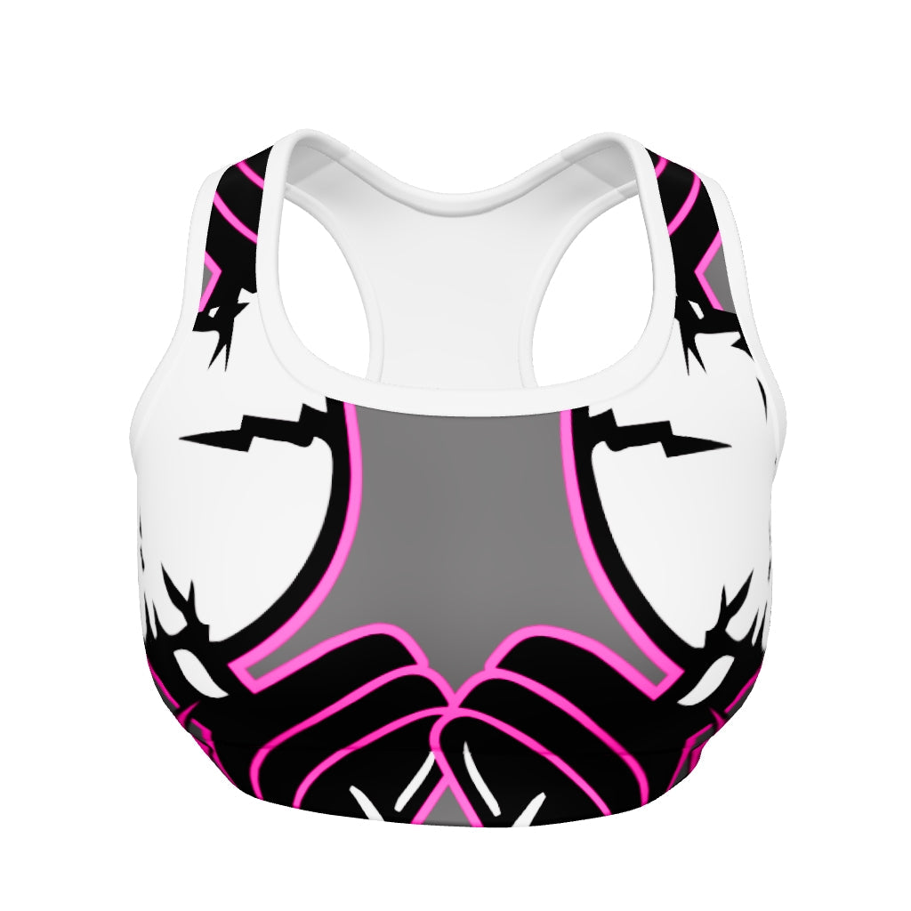 DLCC HV Pink Padded Sports Bra