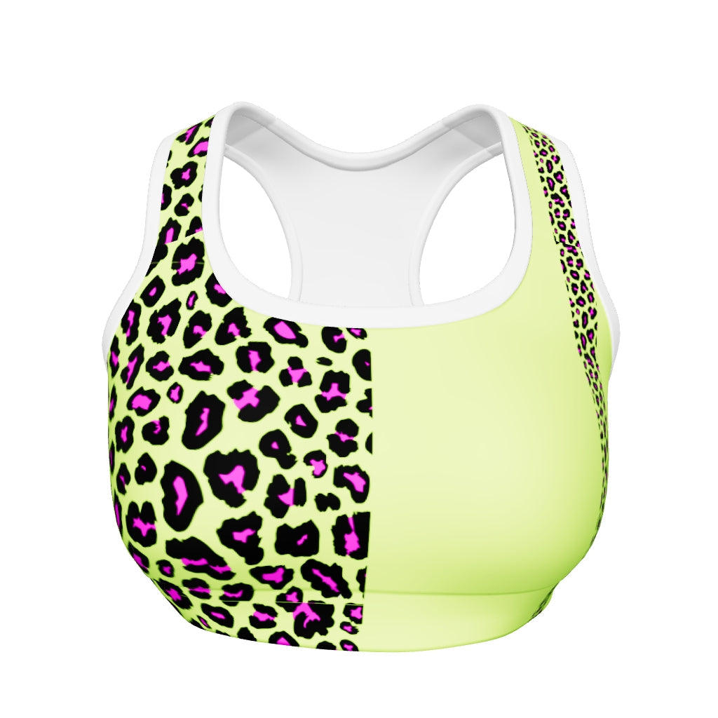 HV Leopard Padded Sports Bra