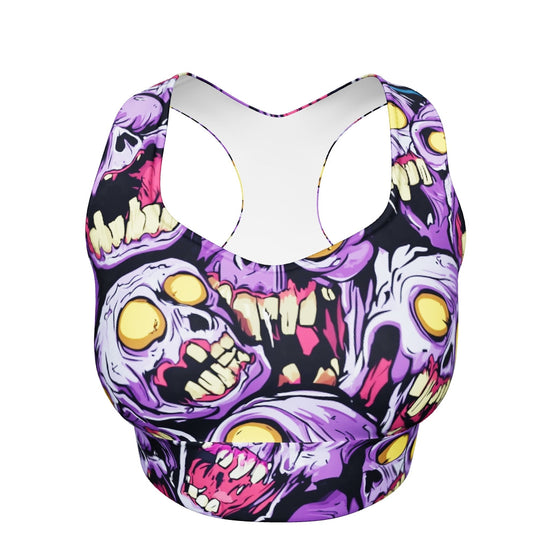 Zombiefied Longline Sports Bra