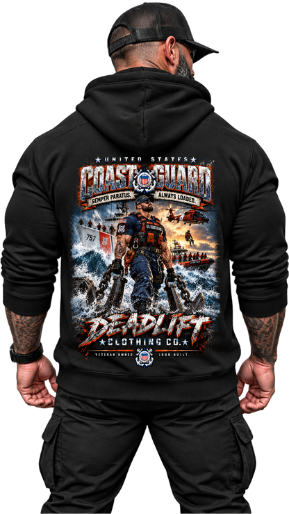 Veteran Iron Series Hoodie COAST GUARD