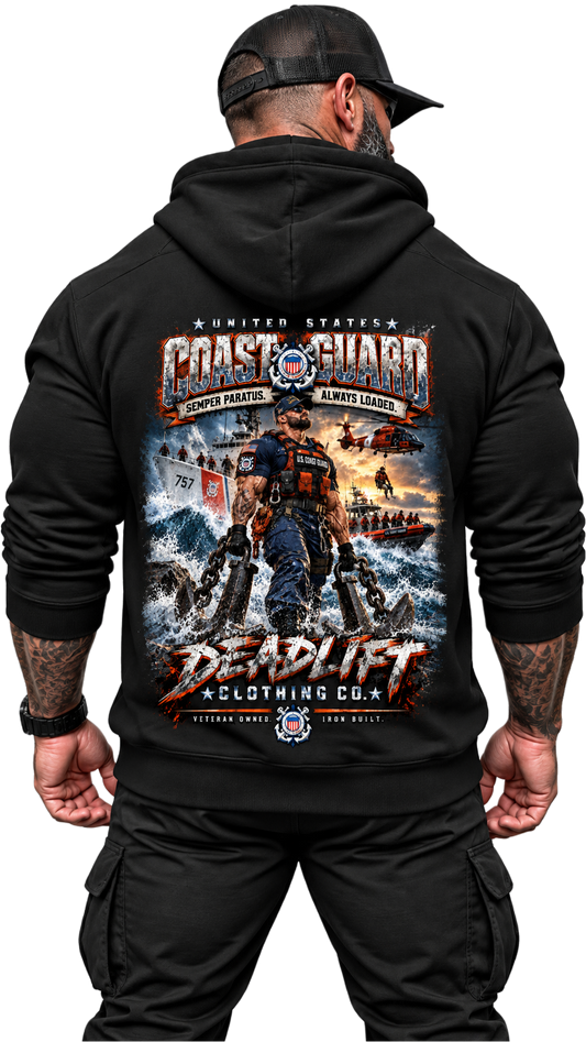 Veteran Iron Series Hoodie COAST GUARD