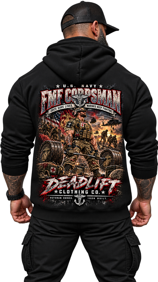 Veteran Iron Series Hoodie FMF CORPSMAN