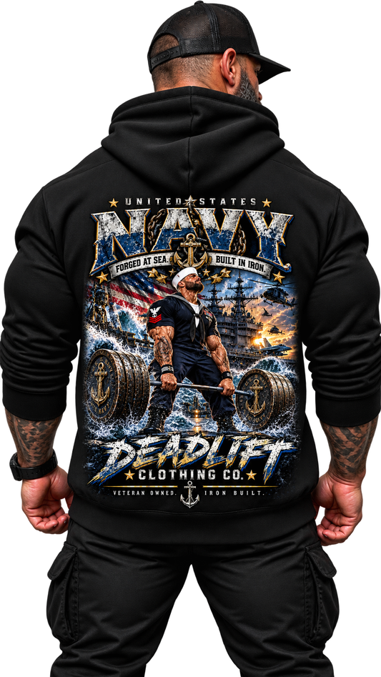 Veteran Iron Series Hoodie NAVY
