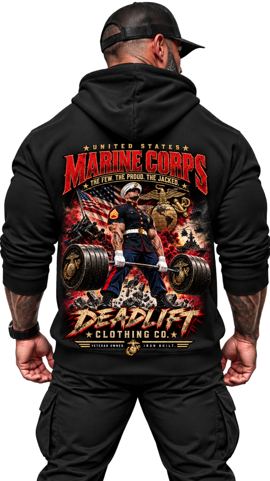 Veteran Iron Series Hoodie MARINE CORPS