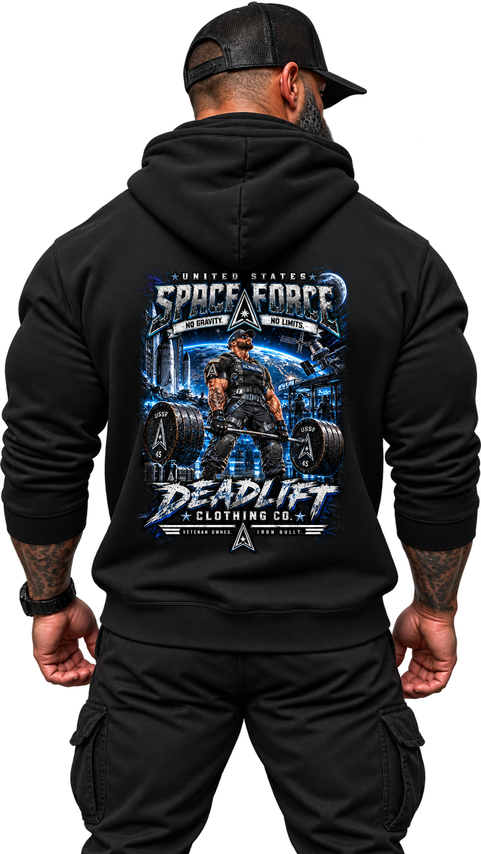 Veteran Iron Series Hoodie SPACE FORCE
