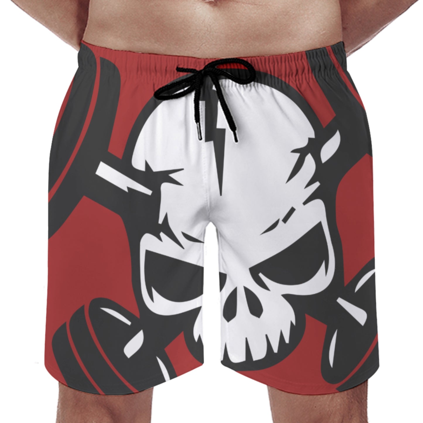 Alternated Red Shorts