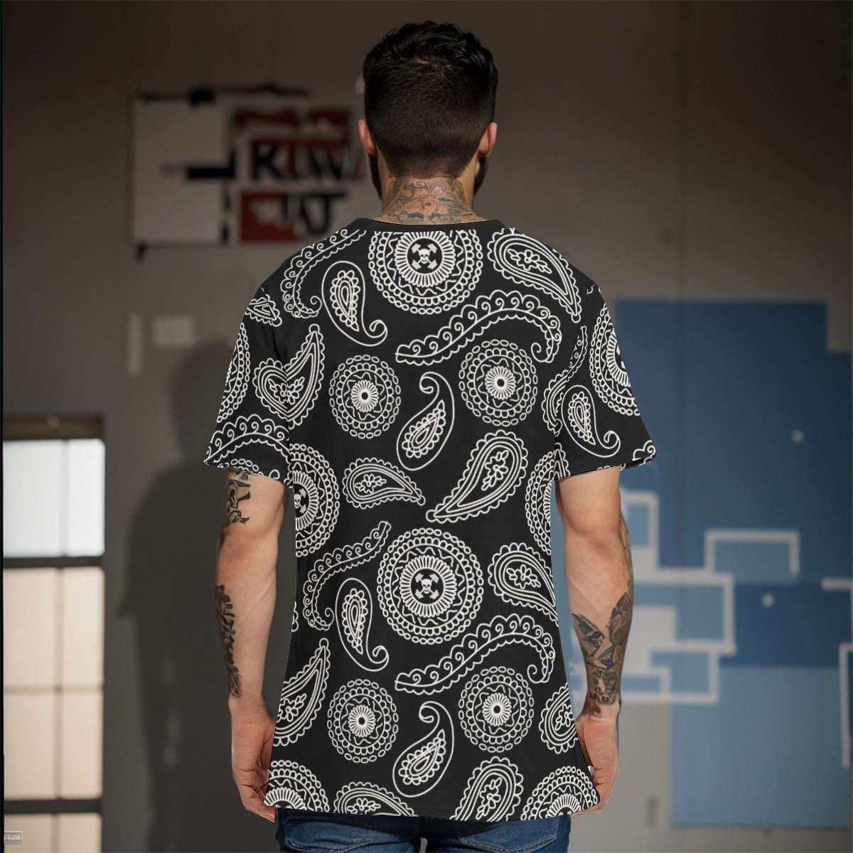 Inky Paisley (AOP Cotton)