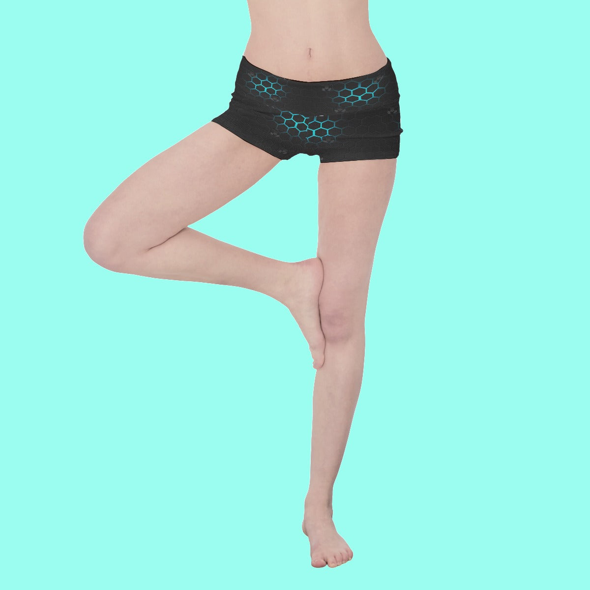 CarbonHex Yoga Shorts