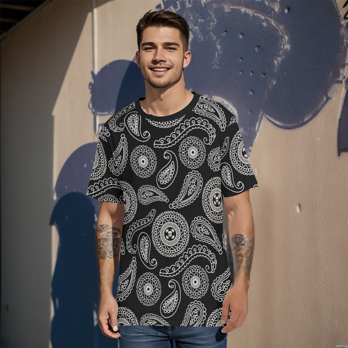 Inky Paisley (AOP Cotton)
