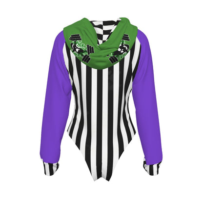 BeetleJuiced Raglan Sleeve Hooded Bodysuit