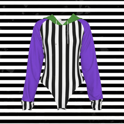 BeetleJuiced Raglan Sleeve Hooded Bodysuit