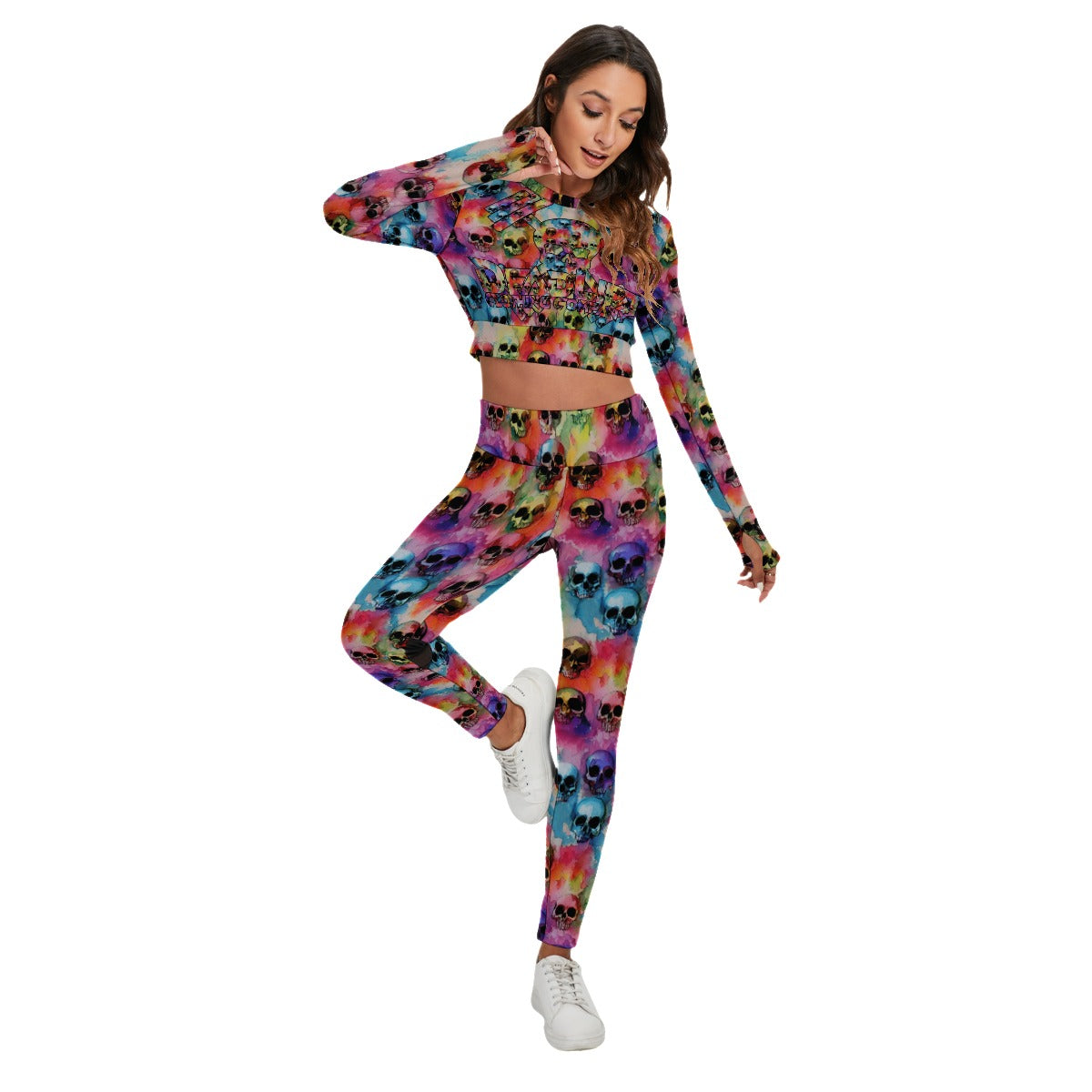 Dead Waters Sport Set With Backless Top And Leggings
