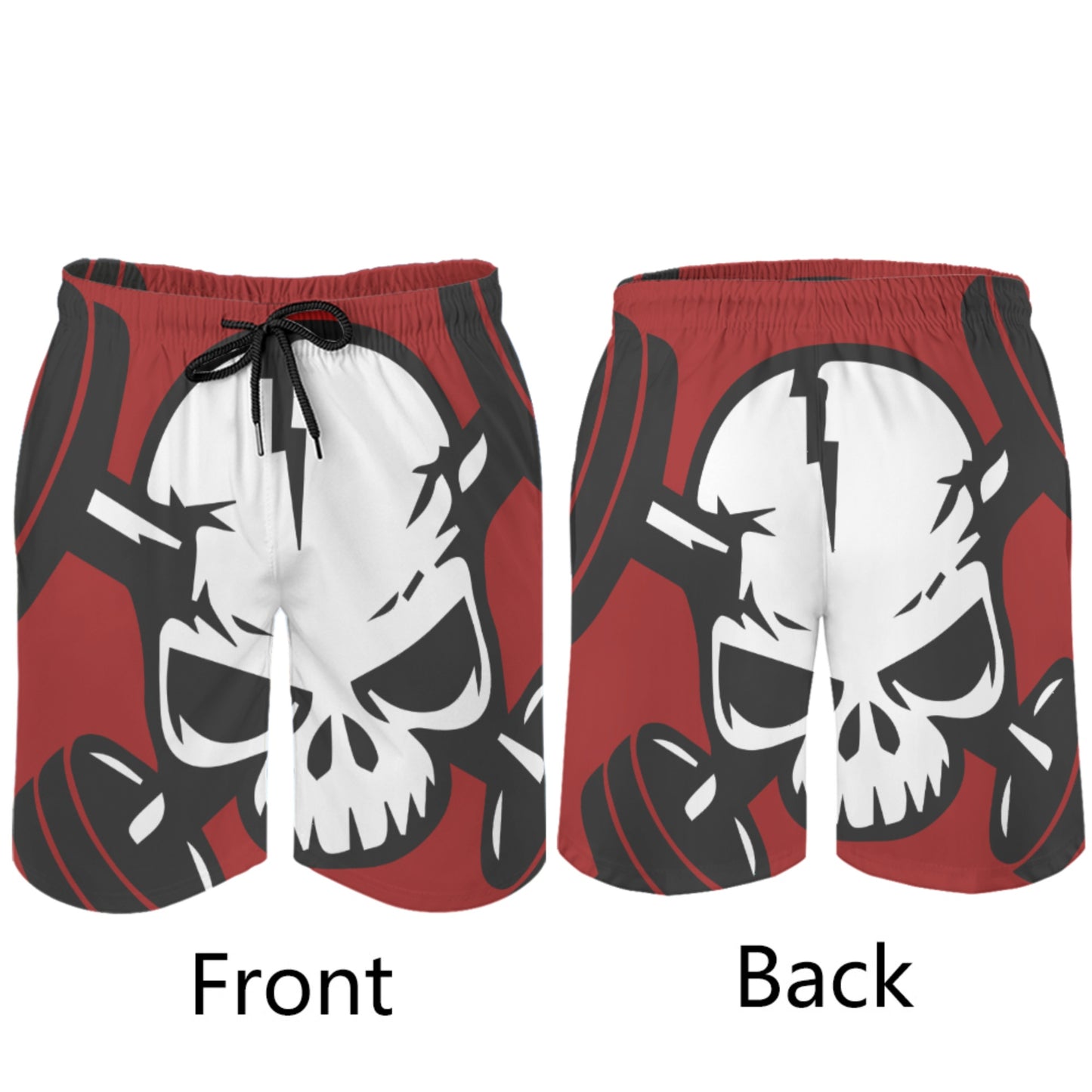 Alternated Red Shorts