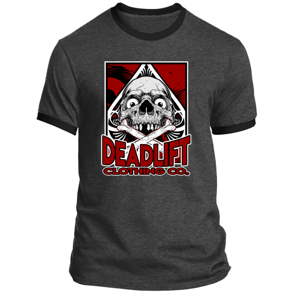Card Trick Ringer Tee