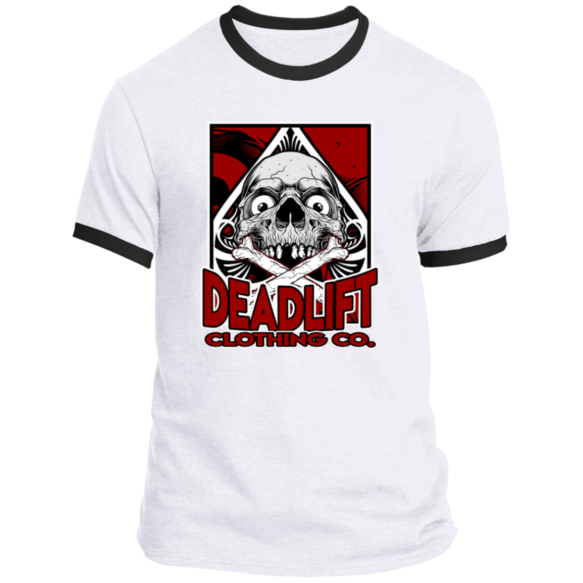 Card Trick Ringer Tee