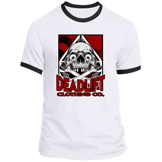 Card Trick Ringer Tee