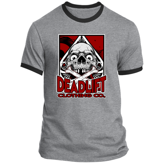 Card Trick Ringer Tee