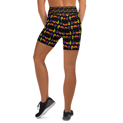 HocusPocus Camo Yoga Shorts