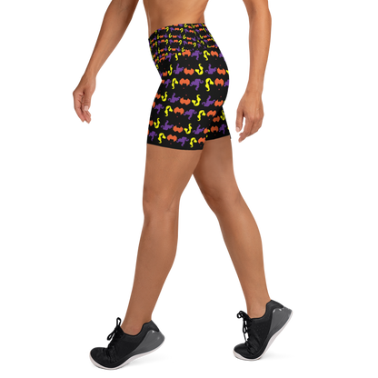 HocusPocus Camo Yoga Shorts