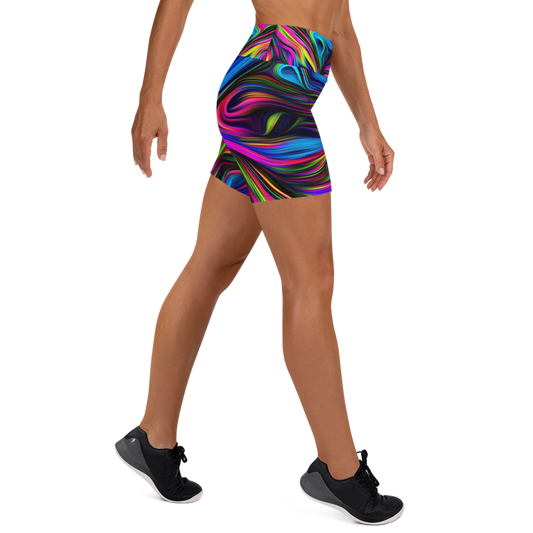 Marbleous Yoga Shorts