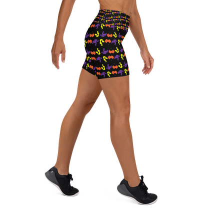 HocusPocus Camo Yoga Shorts