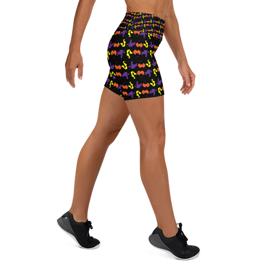HocusPocus Camo Yoga Shorts